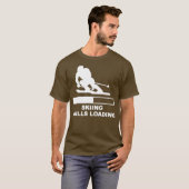 Skiing Skills Loading Bar Tシャツ (正面フル)