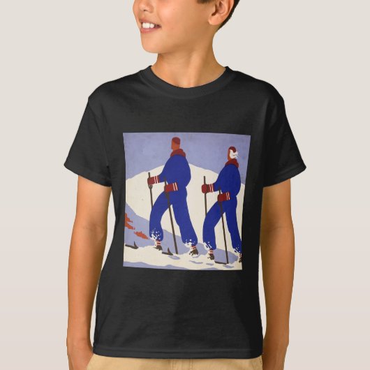 Skiing  tシャツ (正面)