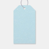 Skiing Women Winter Slopes Birthday Thank You ギフトタグ (裏面)