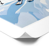 Skiing Ylläs Norway Poster 1 ポスター (角)