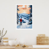 Skiing Ylläs Norway Poster 1 ポスター (キッチン)