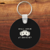 Skill Issue It Says 67 67 Number 67 Six Seven Meme キーホルダー (正面)