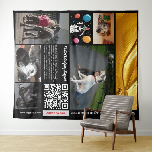 Skilled Whelping Support タペストリー (インサイチュ(横))