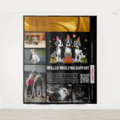 Skilled Whelping Support タペストリー (正面)