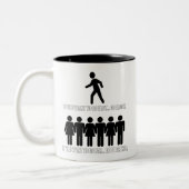 SKILLHAUSE -またはずっと絶食させて下さい ツートーンマグカップ (左)