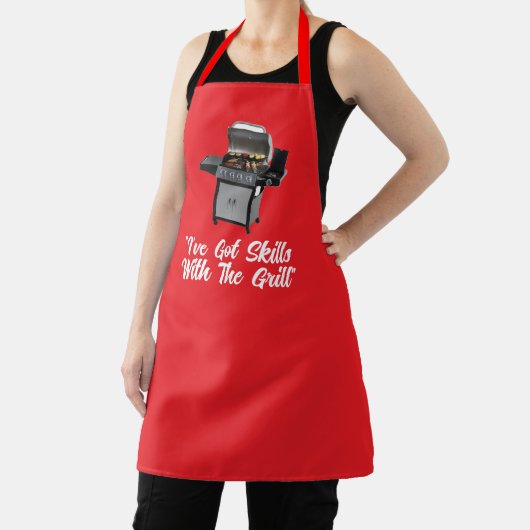 "Skills" All-Over Print Apron, Medium Apron エプロン (インサイチュ)