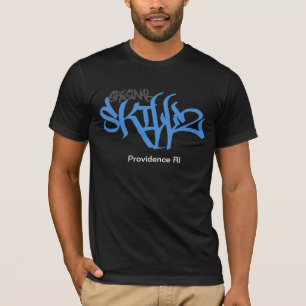 Skillzの元のロゴ(新しい青 Tシャツ