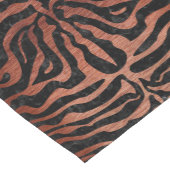 SKIN2黒い大理石及び銅によってブラシをかけられる金属 ショートテーブルランナー (コーナー)