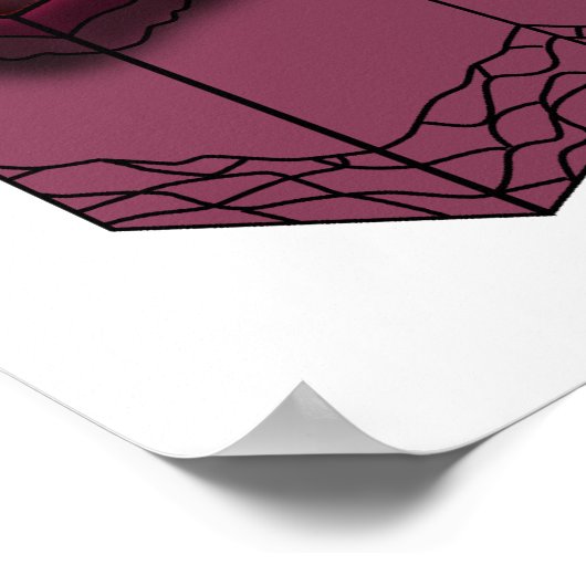 Skin Burn First Second & Third Degree Diagram ポスター (角)