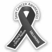 Skin Cancer Awareness Sticker シール (正面)