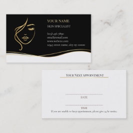 Skin care & Beauty Appointment Card 予約カード