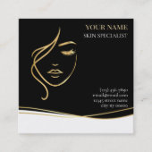Skin care & Beauty Appointment Card 予約カード (正面)