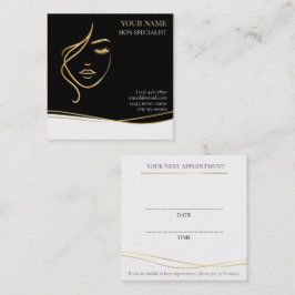Skin care & Beauty Appointment Card 予約カード
