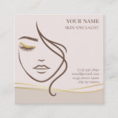 Skin care & Beauty Appointment Card 予約カード (正面)