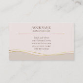 Skin care & Beauty Salon 名刺 (裏面)