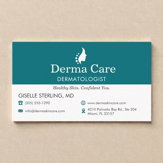 Skin Care Center Dermatologist 名刺