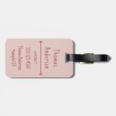 Skin Color of Beige, Rose and Gray? ラゲッジタグ (裏面横)