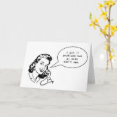 Skincareのnotecard…私は99の問題を…得ました カード (黄色い花)