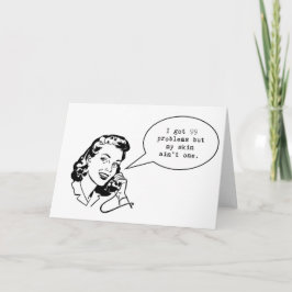Skincareのnotecard…私は99の問題を…得ました カード