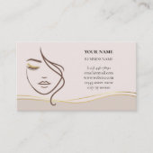 Skincare & Beauty Salon 名刺 (正面)