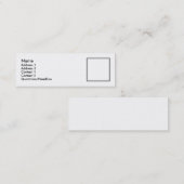 Skinnyプロファイルカード スキニー名刺 (正面/裏面)