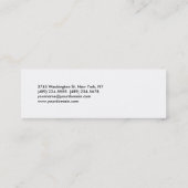 Skinny白黒マネージャの名刺 スキニー名刺 (裏面)