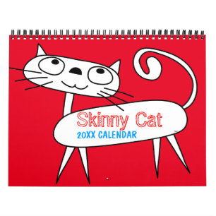 Skinny Catカレンダー カレンダー