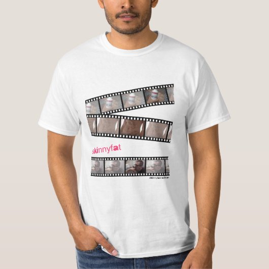 Skinnyfat Filmstrip Tシャツ (正面)