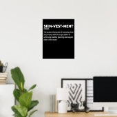 Skinvestment Skincare Lover定義E ポスター (ホームオフィス)