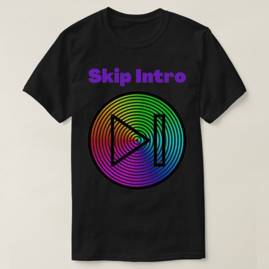 SKIP INTRO Graphic Novelty Premium Tシャツ (デザイン正面)