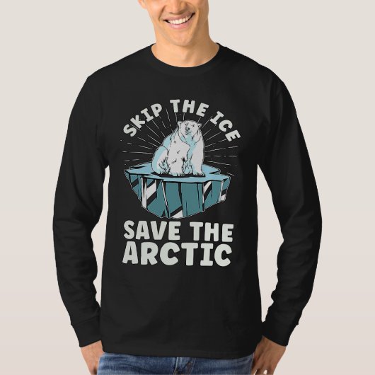 Skip The Ice Save The Spread Awareness  Global War Tシャツ (正面)