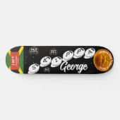 SKIPPA GEORGE 8 1/4" スケートボードデッキ (横)