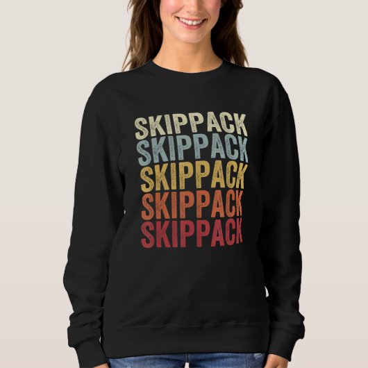 Skippack Pennsylvania Skippack PA Retro Vintage Te スウェットシャツ (正面)