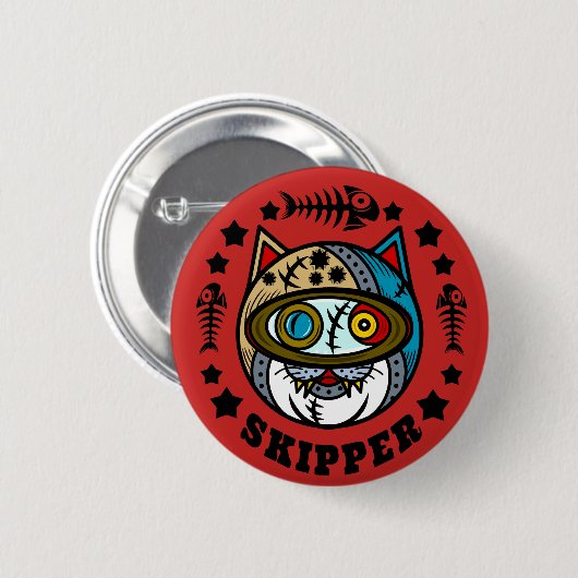 SKIPPER Button badges 缶バッジ (正面&裏面)