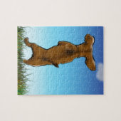 skipping_doxie_color ジグソーパズル (横)