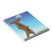 skipping_doxie_color ノートパッド (アングル)