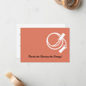 Skipping Rope Landscape Referral Thank You ノートカード (正面/裏面インサイチュ)