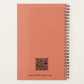 Skipping Rope Orange Black Fitness Starter Workout プランナー手帳 (裏面)