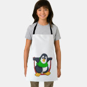 Skipping rope.PNGとフィットネス時のペンギン エプロン (インサイチュ)
