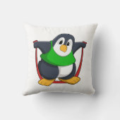 Skipping rope.PNGとフィットネス時のペンギン クッション (裏面)