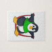 Skipping rope.PNGとフィットネス時のペンギン ジグソーパズル (横)