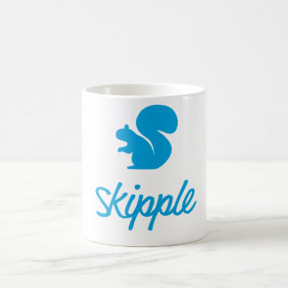 Skippleの白いマグ コーヒーマグカップ