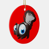 Skippyスカンク セラミックオーナメント (右)