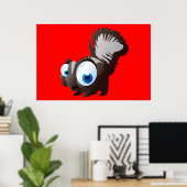 Skippy The Skunk ポスター (ホームオフィス)