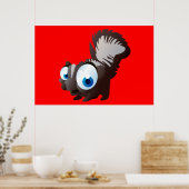 Skippy The Skunk ポスター (キッチン)