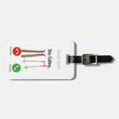 Skis通話…パーソナライズ ラゲッジタグ (正面横)