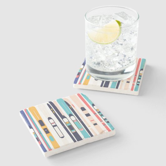 Skis ストーンコースター (横)