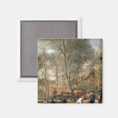 Skittle Players outside an Inn, c.1660-63 マグネット (正面/裏面)