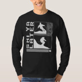 SkiYa Later Skiing Skier Winter Snowboard Snowboar Tシャツ (正面)