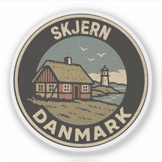 Skjern, Denmark デンマーク シール (正面)